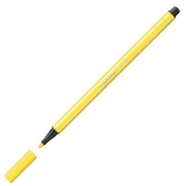 C/10 rotulador stabilo pen 24 amarillo limon nº24 punta 1,0 mm