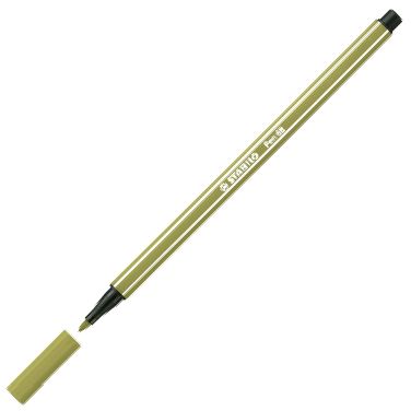 C/10 ROTULADOR STABILO PEN 68 VERDE TIERRA Nº63 PUNTA 1,0MM