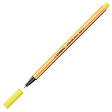 C/10 STABILO POINT 88 AMARILLO NEON Nº024 PUNTA DE FIBRA 04