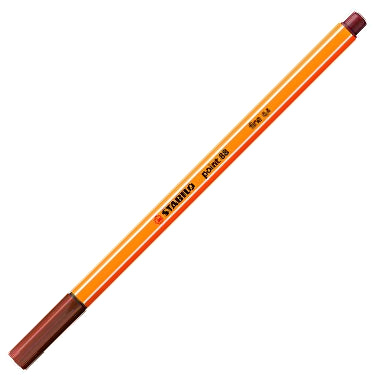 C/10 stabilo point 88 sanguina nº38 punta de fibra 0,4mm