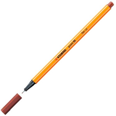 C/10 stabilo point 88 siena nº75 punta de fibra 0,4mm