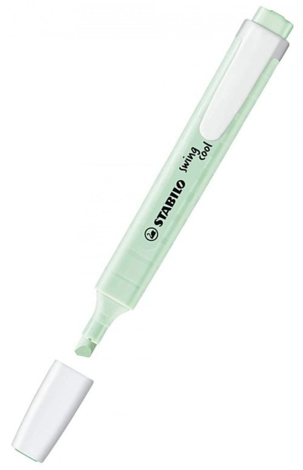 C/10 marcadores fluorescentes swing cool pastel menta 275/116