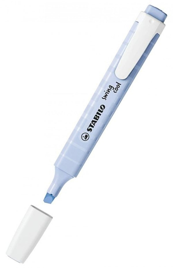 C/10 marcadores fluorescentes swing cool pastel azul nublado 275/111