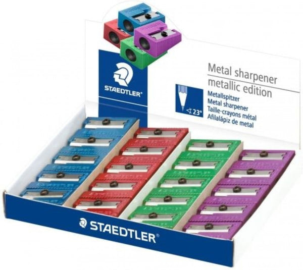 C/20 AFILALAPICES 1 USO METALICO DE COLORES STAEDTLER