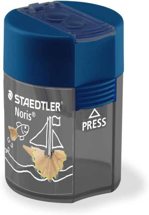 Exp 10 afilalapices metalico doble con depósito serie 512