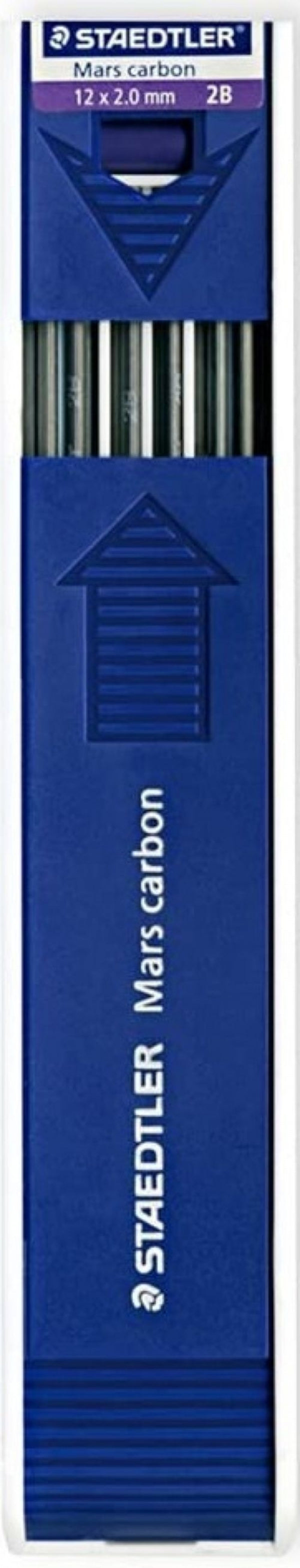 ESTUCHE 12 MINAS 2MM 2B MARS CARBON STAEDTLER