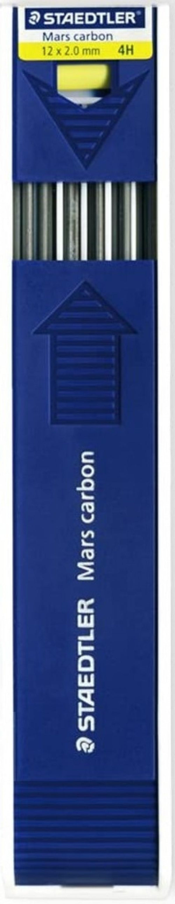 ESTUCHE 12 MINAS 2MM 4H MARS CARBON STAEDTLER