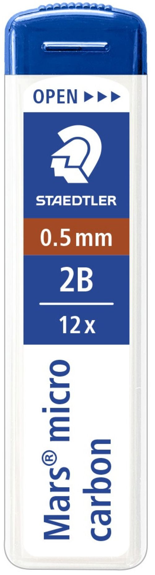C/12 TUBOS MINAS 0,5MM 2B MARS MICRO CARBON STAEDTLER