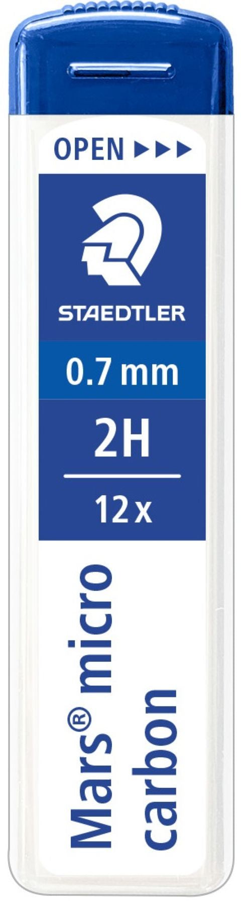 C/12 TUBOS MINAS 0,7MM 2H MARS MICRO CARBON STAEDTLER