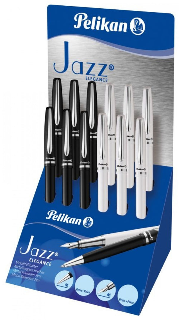 Exp 12 estilografica + boligrafo jazz elegance collection