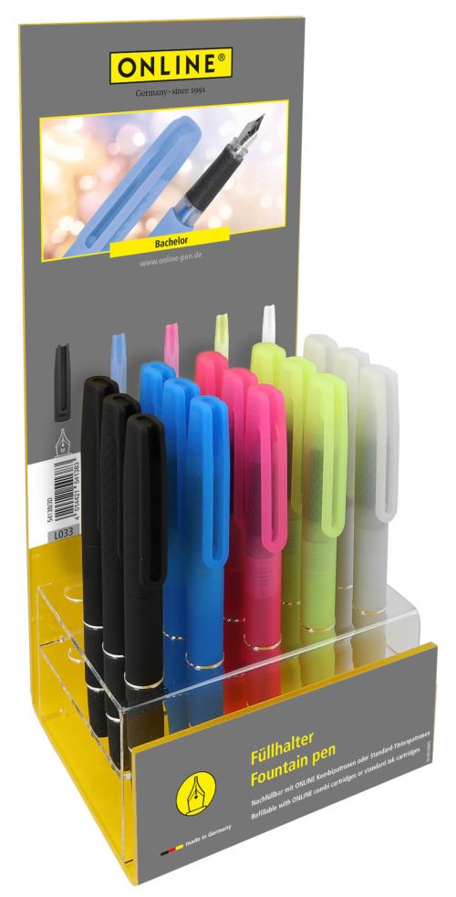 EXP 15 PLUMAS BACHELOR COLORES SURTIDOS