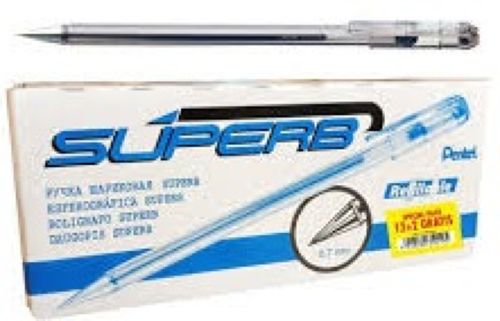 C/12+2 BOLIGRAFO SUPERB BK77 AZUL PUNTA 0,7 MM PENTEL