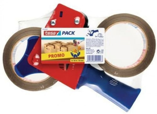 Portarrollos precinto Tesa + 2 rollos cinta