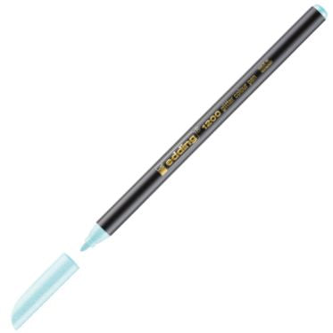 C/10 rotulador edding 1200 glitter azul pastel punta de fibra
