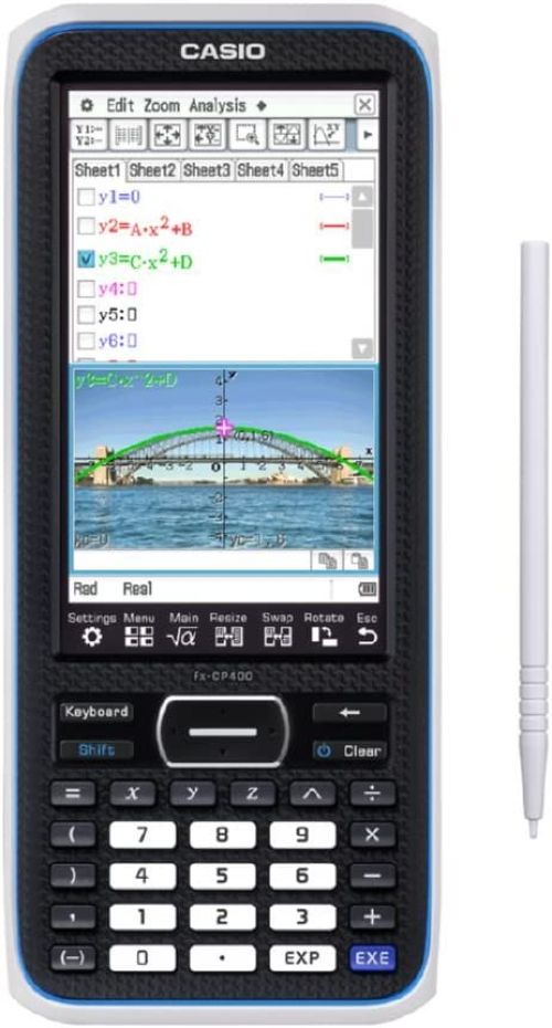 Calculadora grafica fx-cp400 pantalla táctil 4,8 pulgadas