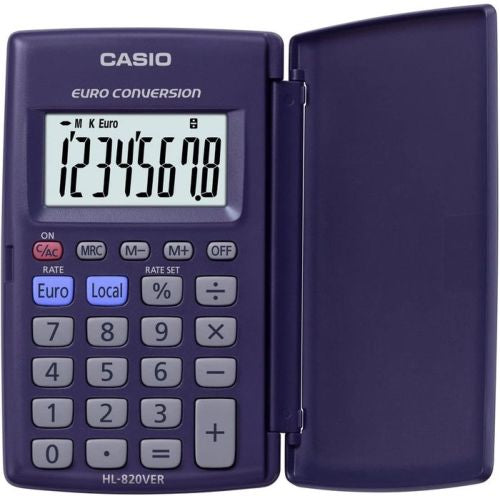 Calculadora de bolsillo casio hl-820vera