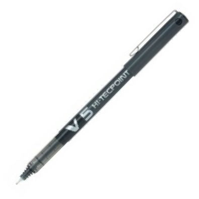 C/12 BOLíGRAFO PILOT V5 NEGRO PUNTA 0,5MM