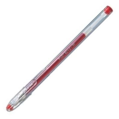 c/12 boligrafo pilot g-1 rojo punta 0,5mm tinta gel
