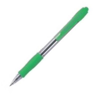 C/12 BOLIGRAFO PILOT SUPERGRIP COLOR CUERPO VERDE CLARO PUNTA 1,0MM