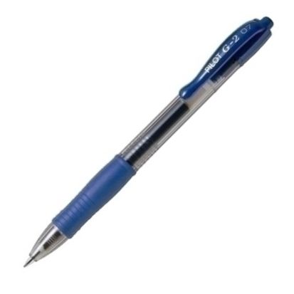 C/12 BOLIGRAFO PILOT G2 AZUL PUNTA 0,7MM