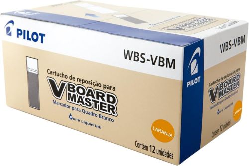C/12 RECAMBIO CARTUCHO TINTA NARANJA VBOARD MASTER