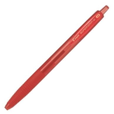 C/12 BOLIGRAFO PILOT SUPERGRIP G ROJO PUNTA 1,0MM