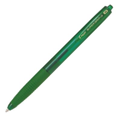 C/12 BOLIGRAFO PILOT SUPERGRIP G VERDE PUNTA 1,0MM