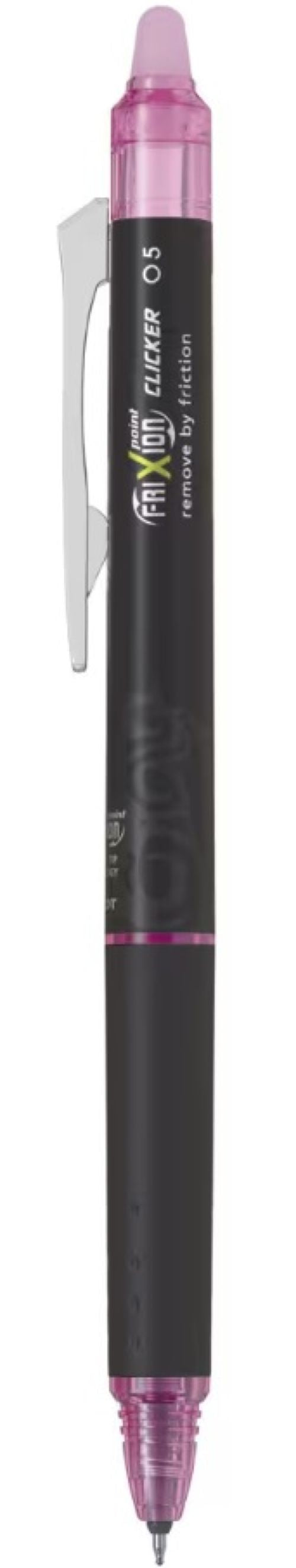 C/12 boligrafo frixion clicker point 0,5mm rosa borrable