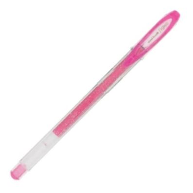 C/12 BOLIGRAFO UNI-BALL SIGNO SPARKLING 1MM ROSA PURPURINA