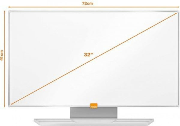 PIZARRA BLANCA DE ESMALTE MAGNETICA VITRIFICADA 72X41CM