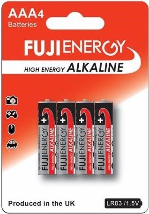 C/20 BLISTER 4 PILAS ALCALINAS FUJIENERGY LR03 AAA