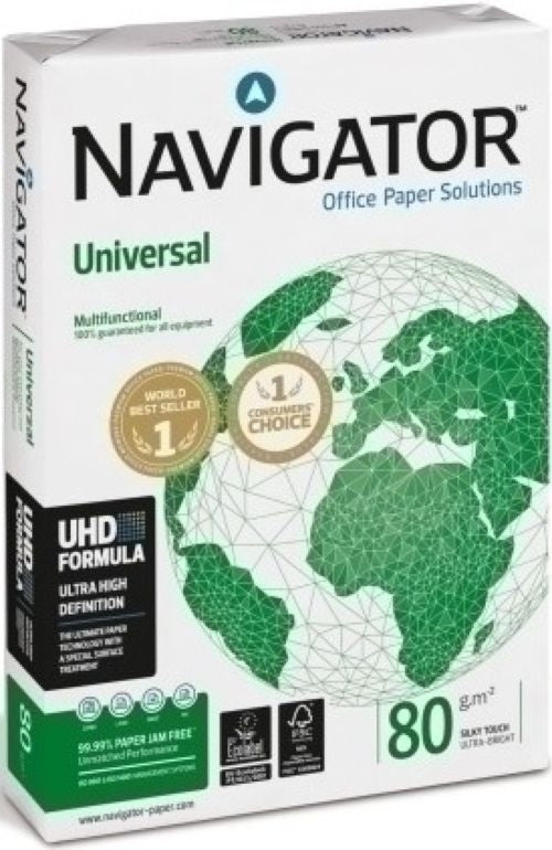 C/5 PAQUETE 500 HOJAS A4 80G NAVIGATOR UNIVERSAL