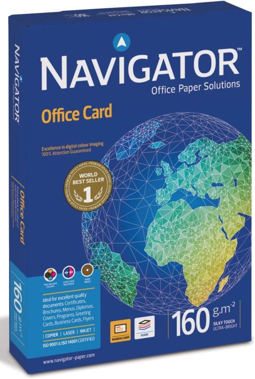 C/5 PAQUETE 250 HOJAS A4 160G NAVIGATOR