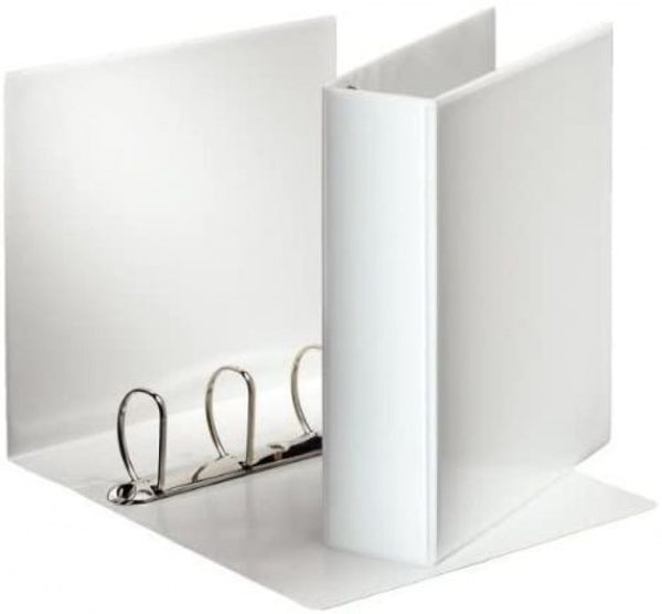 CARPETA CANGURO A4 4 ANILLAS 60MM MIXTAS COLOR BLANCO