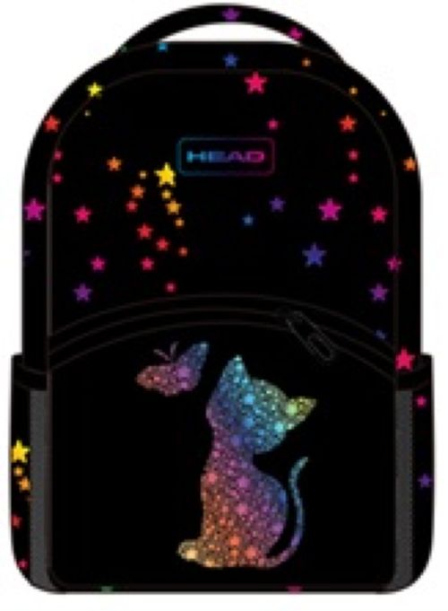 MOCHILA INFANTIL HEAD GOLDEN EFFECT RAINBOW KITTY AK300