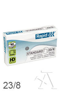 CAJA 1000 GRAPAS STANDARD 23/8 GALVANIZADAS RAPID