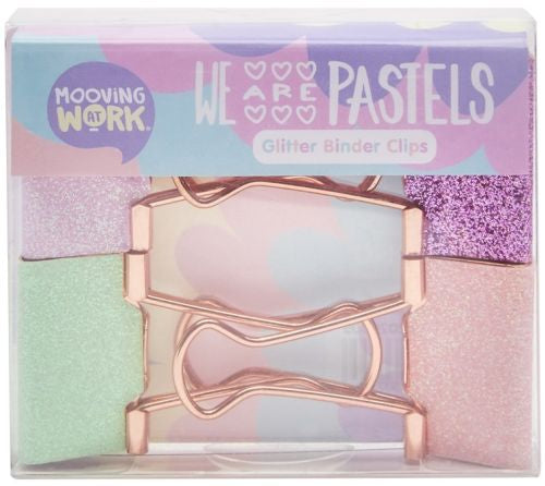 PACK 4 PINZAS PALA PURPURINA PASTEL MAW PASTEL