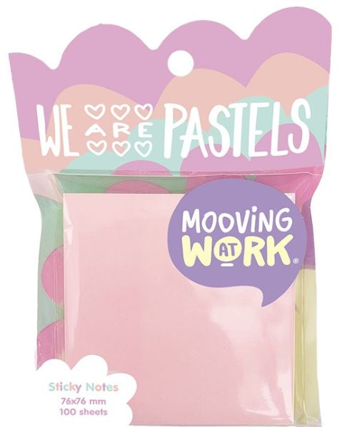 C/12 NOTAS ADHESIVAS PASTEL 76X76 100H MAW MANIA SURTIDOS
