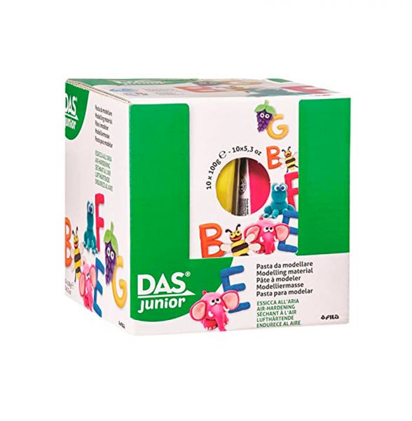 pack 10 pastillas pasta para modelar 100 gramos colores surtidos