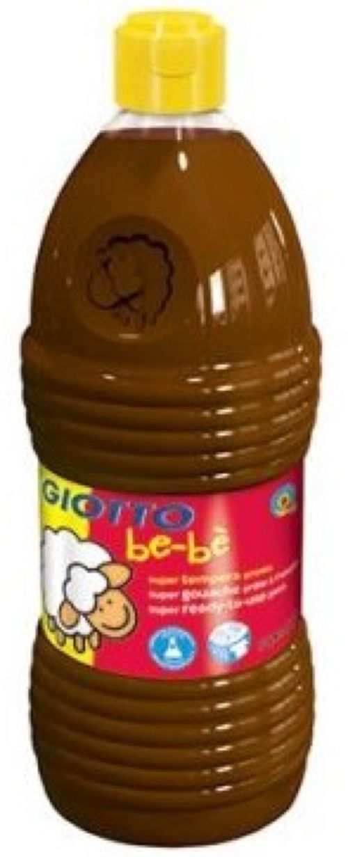 BOTE SUPER TEMPERA GIOTTO BE-BE MARRON 1000ML