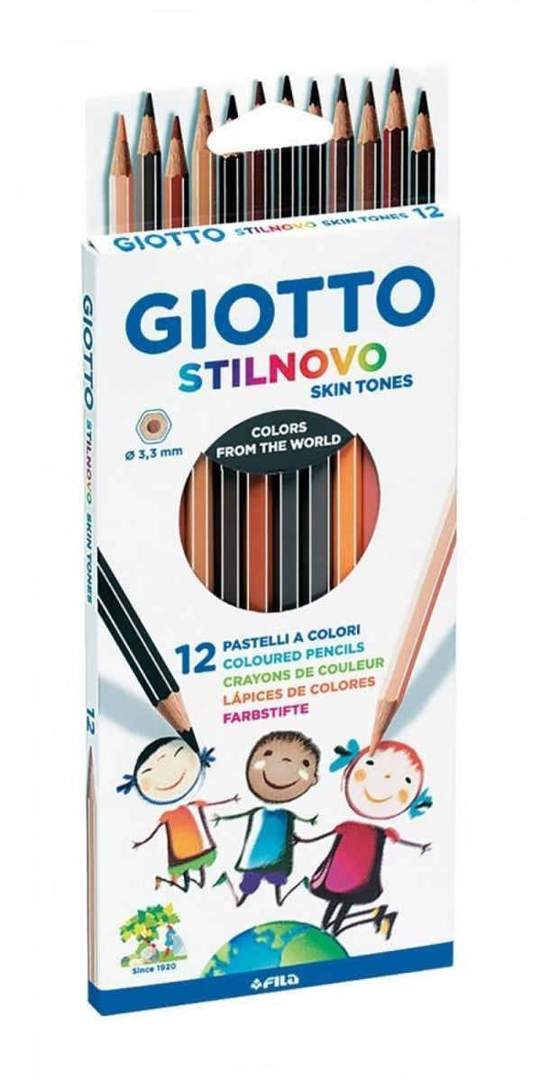 ESTUCHE DE 12 LAPICES DE COLORES GIOTTO SKIN TONES