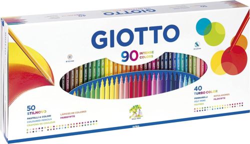 SET GIOTTO STILNOVO + TURBOCOLOR ESTUCHE 90 PIEZAS