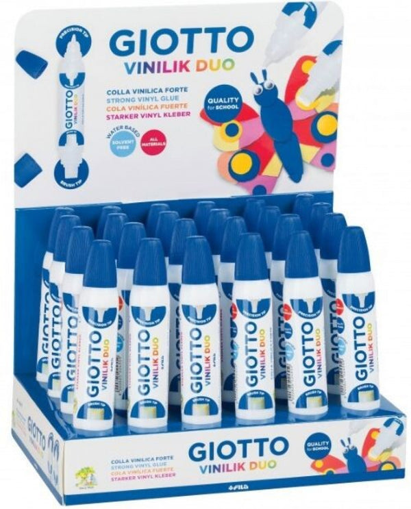 C/24 TUBO DE COLA VINILICA DUO FUERTE GIOTTO 35G