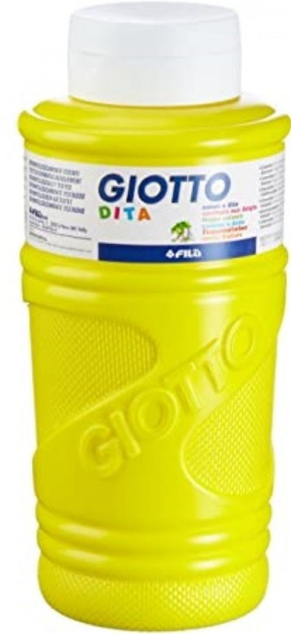 BOTE PINTURA DEDOS GIOTTO 750ML AMARILLO