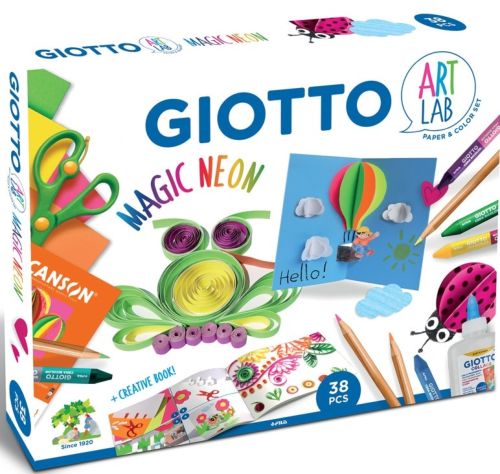 Set art lab magic neon giotto