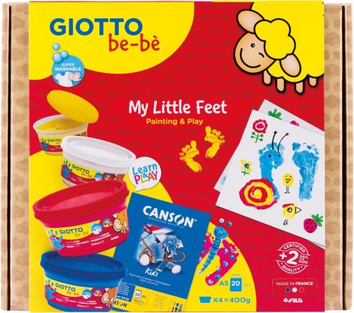 Set giotto be-be my little feet coloring &play