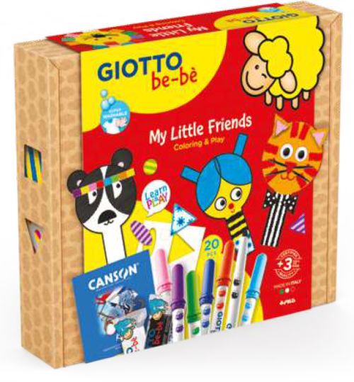 Set giotto be-be my little friends coloring &.play