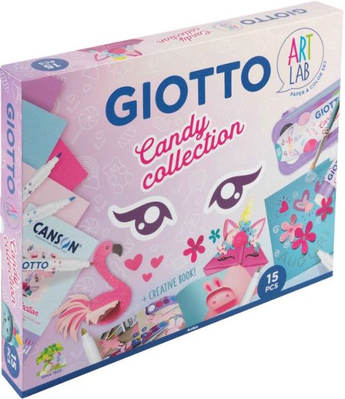 Set creativo art lab candy collection