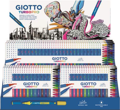 EXP 10 ESTUCHES SURTIDOS ROTULADORES DOBLE PUNTA TURBOPRO