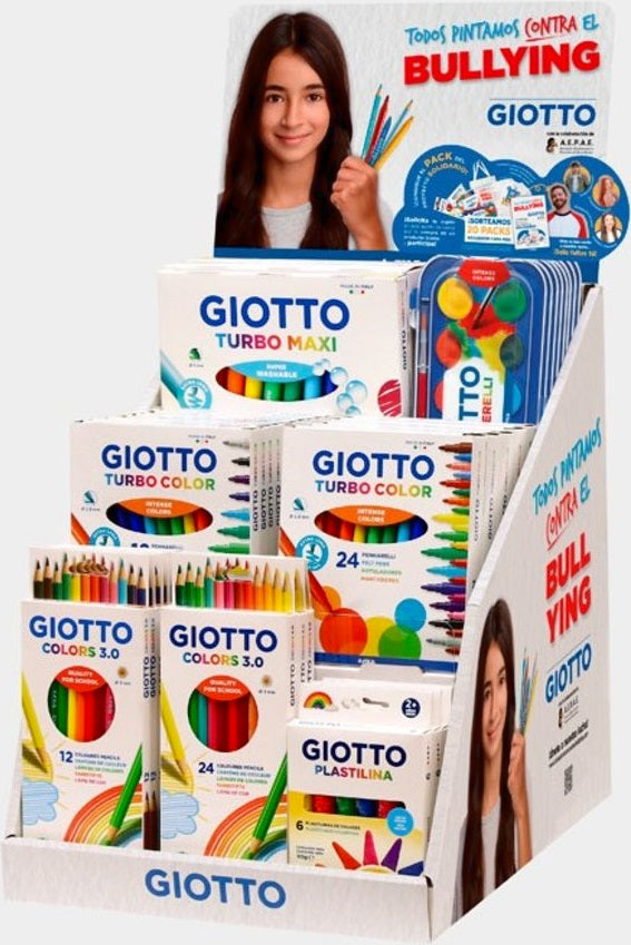 EXPOSITOR SOBREMESA GIOTTO CONTRA EL BULLYING 2025